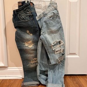 ZARA boyfriend jeans (2 pairs) - women US size 02